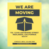 Individuelle Business Shop Restaurant Moving Front Fensteraufkleber (Blatt 3)