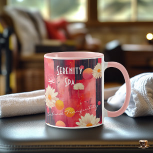 Individuelle Business-Tasse für Wellness-Center, W Tasse