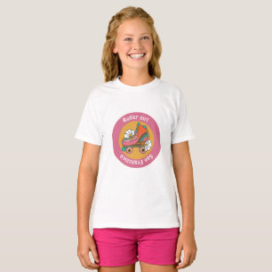 individuelle City-Rollschuh Mädchen pink Mädchen- T-Shirt