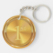 Individuelle Classic Gold Medaille. Schlüsselanhänger (Rückseite)