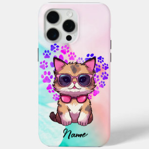 Individuelle Coole Katze im Fall einer Sonnenbrill Case-Mate iPhone Hülle