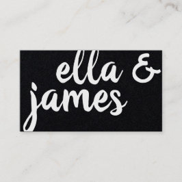 Individuelle Curvet- und Minimalistische Visitenka Visitenkarte