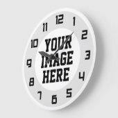 Individuelle "Design Your Own" Wanduhr (Winkel)