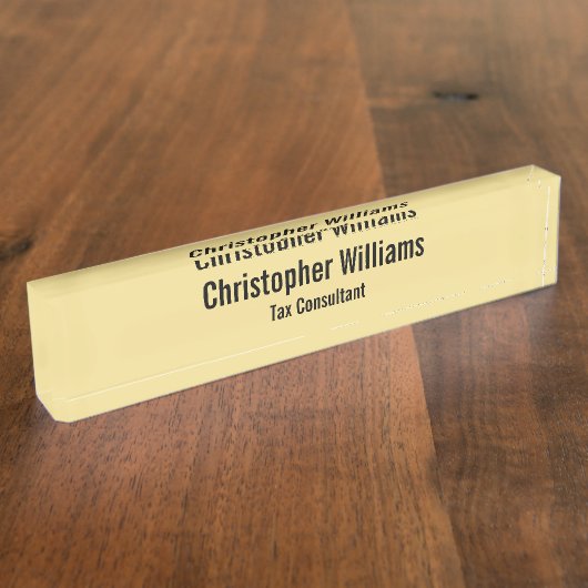 Individuelle DIY-Berufliche Führungskraft für Firm Namensplakette (Seite)