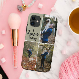 Individuelle Dog Collage Foto iPhone Case