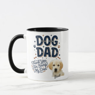 Individuelle Dog Dad Tasse - Danke, dass du Dad bi