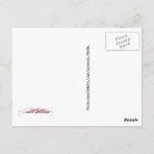 Individuelle Dolphin-Postkarte Postkarte (Rückseite)