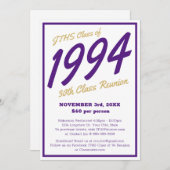 Individuelle Einfache Wiedersehen-Einladung in der Einladung (Vorne/Hinten)