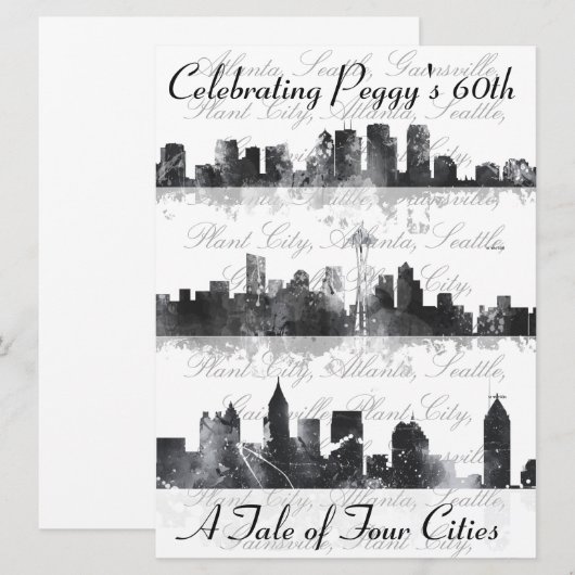 Individuelle Einladung (Vorne/Hinten)