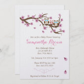 Individuelle Einladung der Babydusche (Vorne/Hinten)