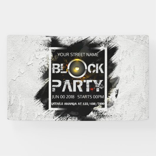Individuelle Einladung für BlockParty Banner (Horizontal)