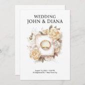 Individuelle Einladung mit Ring (Vorne/Hinten)