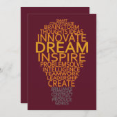 Individuelle Einladungen für Inspirationslampen (Vorne/Hinten)