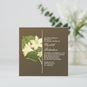 Individuelle Einladungen für Vintages Brautparty (Stehend Vorderseite)