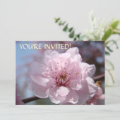 Individuelle Einladungen Sie sind eingeladen! Rosa (Stehend Vorderseite)