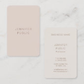 Individuelle elegante Farben Luxus-Template Modern Visitenkarte (Vorne/Hinten)