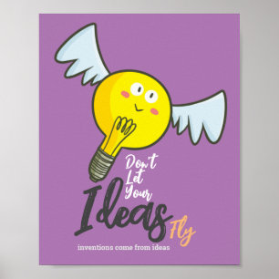 Individuelle Erfindungen kommen aus Ideen Poster