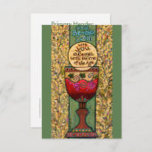 Individuelle Euchariserkarte, Erste Kommunization (Vorne/Hinten)