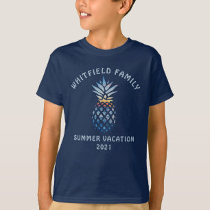 Individuelle Familie Tropical Sommerurlaub Sandstr T-Shirt