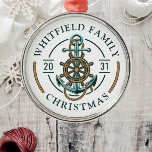 Individuelle Familienferien - Nautische Bootsfahrt Ornament Aus Metall