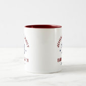 Individuelle Familienferien Retro Beach Urlaub Rei Zweifarbige Tasse (Mittel)