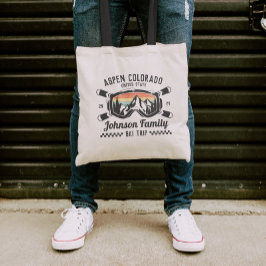 Individuelle Familienfreunde Skireisegruppe Überei Tragetasche