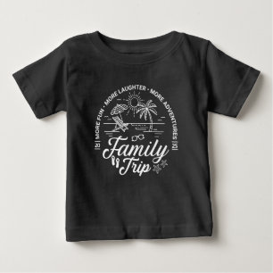 Individuelle Familienreise Gruppe Matching Beach V Baby T-shirt