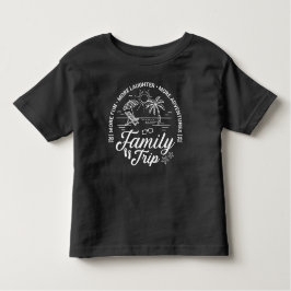Individuelle Familienreise Gruppe Matching Beach V Kleinkind T-shirt