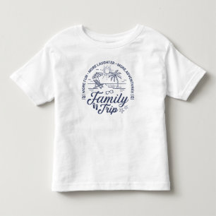 Individuelle Familienreise Gruppe Matching Beach V Kleinkind T-shirt