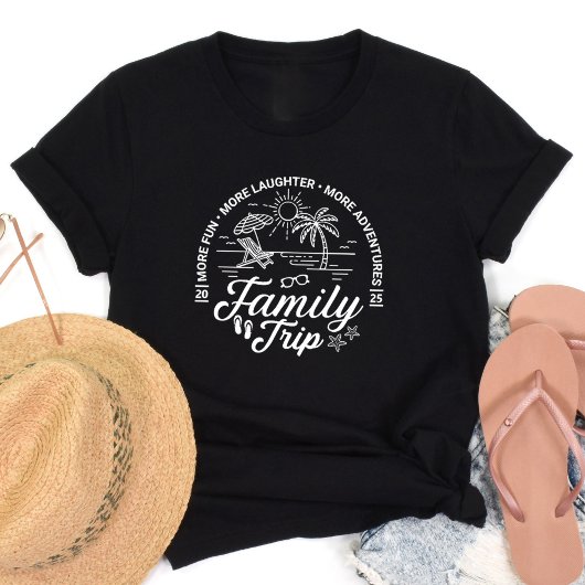 Individuelle Familienreise Gruppe Matching Beach V T-Shirt