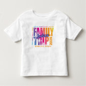 Individuelle Familienreise Matching Group Urlaub Kleinkind T-shirt (Vorderseite)