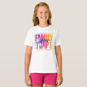 Individuelle Familienreise Matching Group Urlaub T-Shirt (Vorne ganz)
