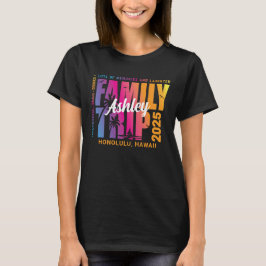 Individuelle Familienreise Matching Group Urlaub T-Shirt