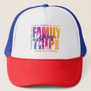 Individuelle Familienreise Matching Group Urlaub Truckerkappe