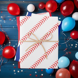 Individuelle Farben der Baseball-Geburtstagspartei Geschenkpapier Set