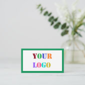 Individuelle Farben für Ihr eigenes Design Busines Visitenkarte (Stehend Vorderseite)