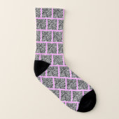 Individuelle Farben für QR-Code Moderne Design Soc Socken (Rechts - Außen)