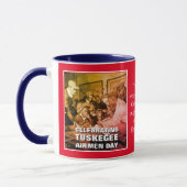 Individuelle Feier des TUSKEGEE AIRMEN Day Tasse (Links)