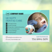 Individuelle Fensterklammern für das Zahnarztgesch Fensteraufkleber (Blatt 3)