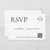 Individuelle Firmenzeichen für Veranstaltungen - Q Begleitkarte (Vorne/Hinten)