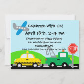 Individuelle Foto Beförderung Geburtstag Einladung (Rückseite)