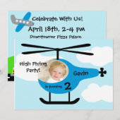 Individuelle Foto Beförderung Geburtstag Einladung (Vorne/Hinten)