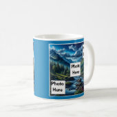 Individuelle Foto-Bergwelt Kaffeetasse (VorderseiteRechts)