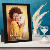 Individuelle Foto-Familienpet-Liebe Fotoplatte (Seite)