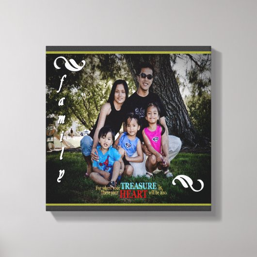 Individuelle Foto Leinwand (Vorderseite)