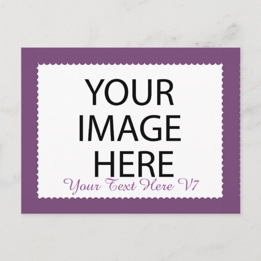 Individuelle Foto-Rahmen, die Sie selbst gestalten Postkarte (Vorderseite)