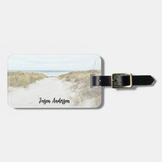 Individuelle Foto Reise Urlaub Gepäckanhänger (Vorderseite horizontal)