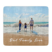Individuelle Foto-Schneiden für Ihre beste Familie Schneidebrett (Vorderseite)