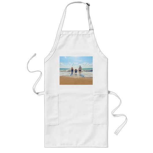 Individuelle Foto-Schürze Ihr eigenes Design Perso Lange Schürze (Vorne)