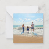 Individuelle Foto Sommerurlaubskarte mit Ihren Fot Mitteilungskarte (Rückseite)